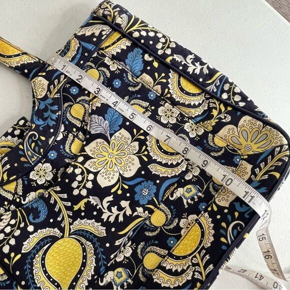 Vera Bradley Ella Blue Elephant Print Tote Bag 16x11 - Picture 15 of 16